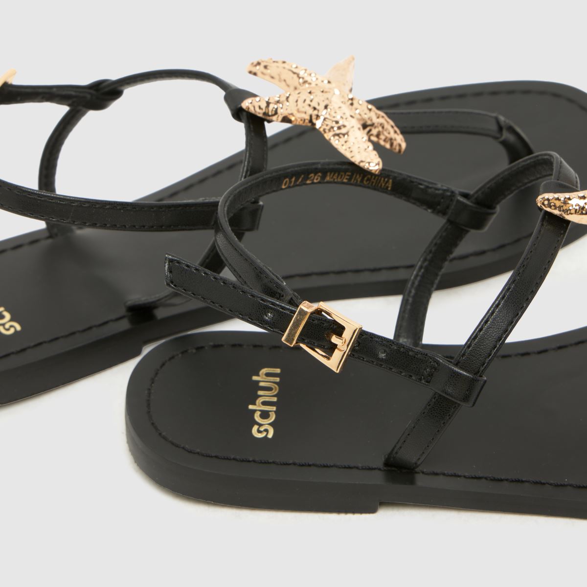 Damen schuh Schwarz Tove Shell Sandalen schuh Tove Shell 7