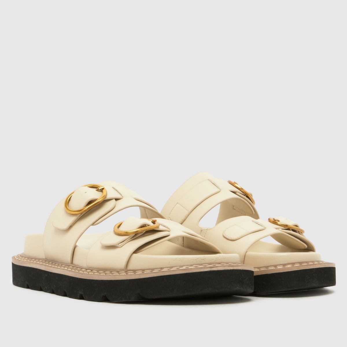 schuh Thursday Chunky Footbed in Off-White schuh Thursday Chunky Footbed 3