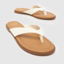 Damen schuh Weiß Thailand Leather Toe Post Sandalen schuh Thailand Leather Toe Post,3 von 4