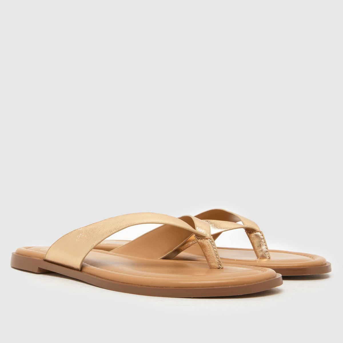 Damen schuh Gold Thailand Leather Toe Post Sandalen schuh Thailand Leather Toe Post 3