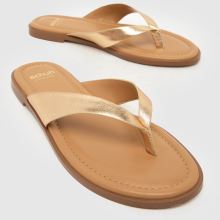 Damen schuh Gold Thailand Leather Toe Post Sandalen schuh Thailand Leather Toe Post,3 von 4