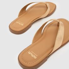 Damen schuh Gold Thailand Leather Toe Post Sandalen schuh Thailand Leather Toe Post,4 von 4