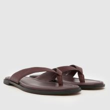 Damen schuh Weinrot Thailand Leather Toe Post Sandalen schuh Thailand Leather Toe Post,2 von 4