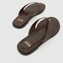 schuh Thailand Leather Toe Post in Brown schuh Thailand Leather Toe Post,4 of 4