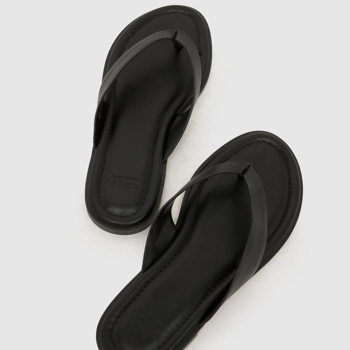 schuh Thailand Leather Toe Post in Black schuh Thailand Leather Toe Post 7
