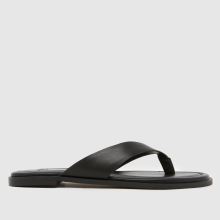 schuh Thailand Leather Toe Post in Black schuh Thailand Leather Toe Post,2 of 4