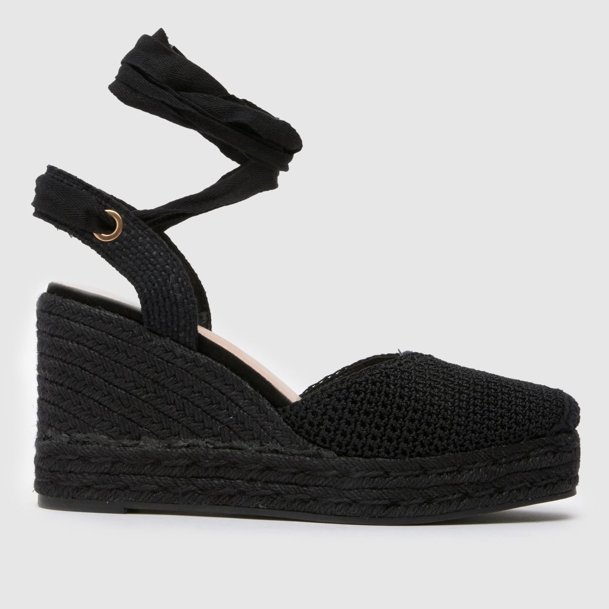 schuh Velma Tie Wedge Espadrille 