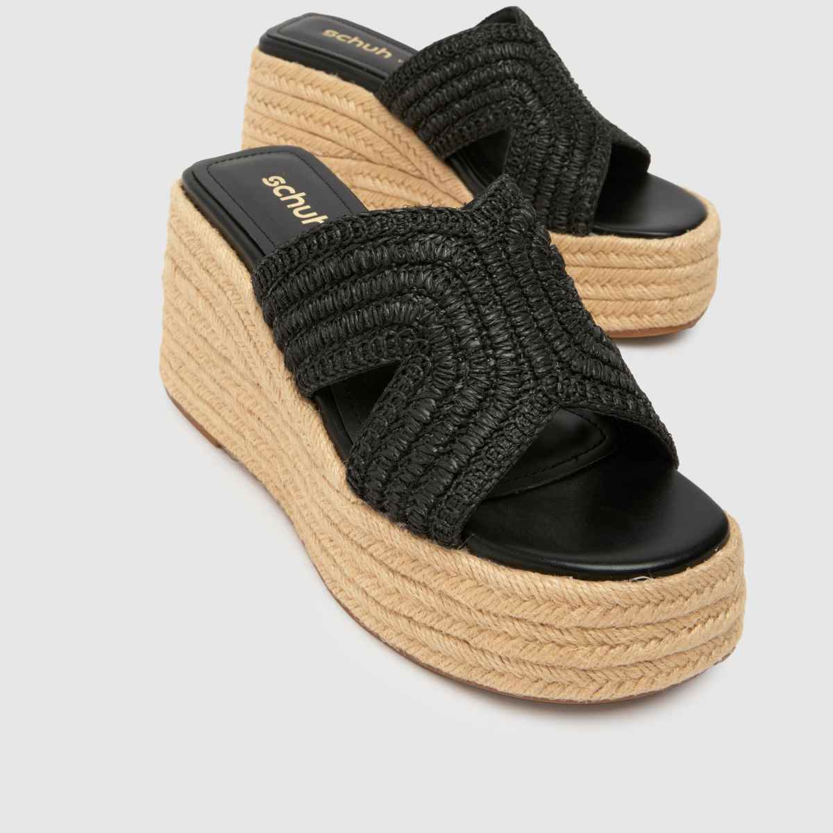 schuh Valeta Wedge in Black schuh Valeta Wedge 4