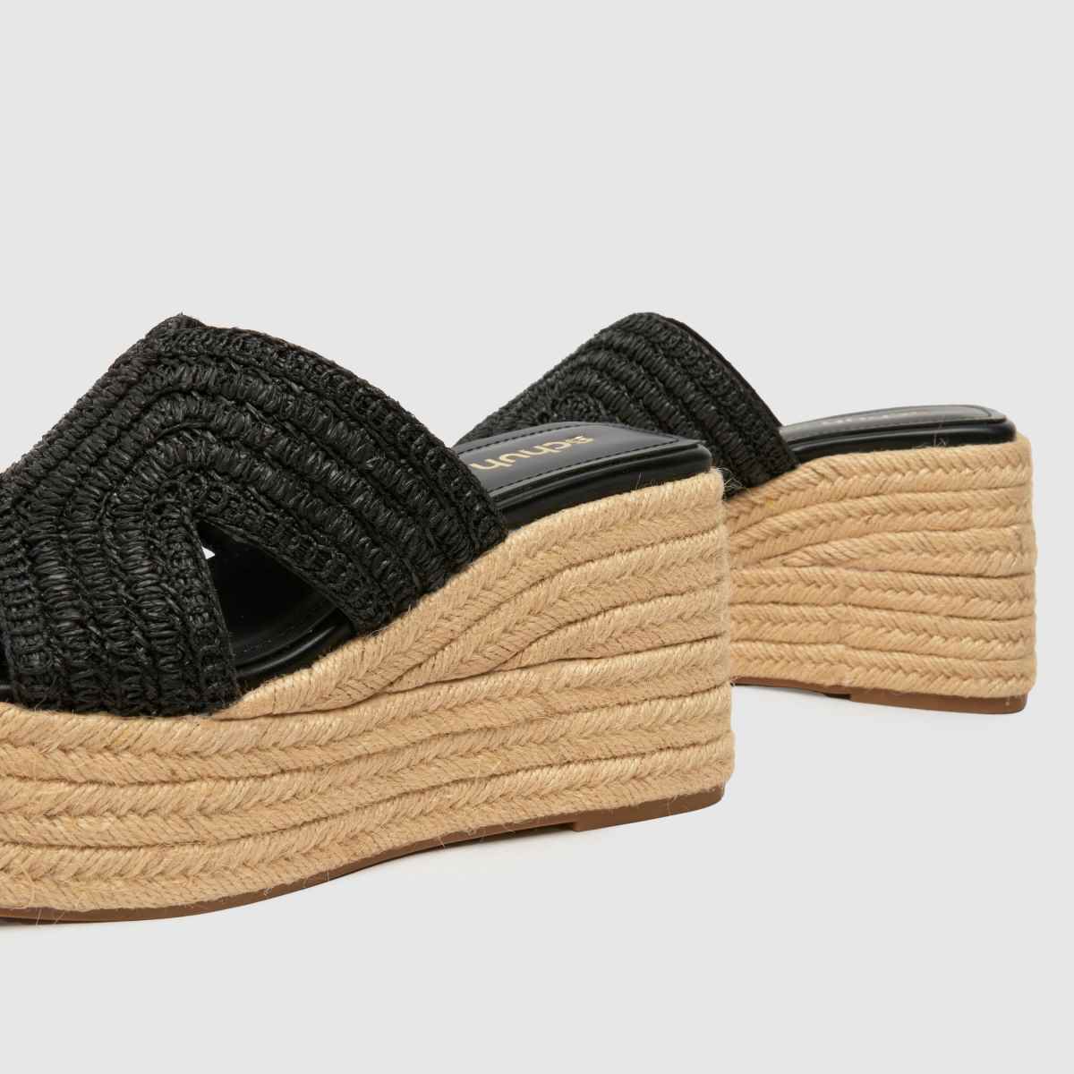 schuh Valeta Wedge in Black schuh Valeta Wedge 7