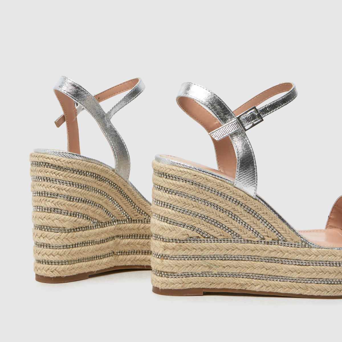 schuh Valerie Espadrille in Silver schuh Valerie Espadrille 7