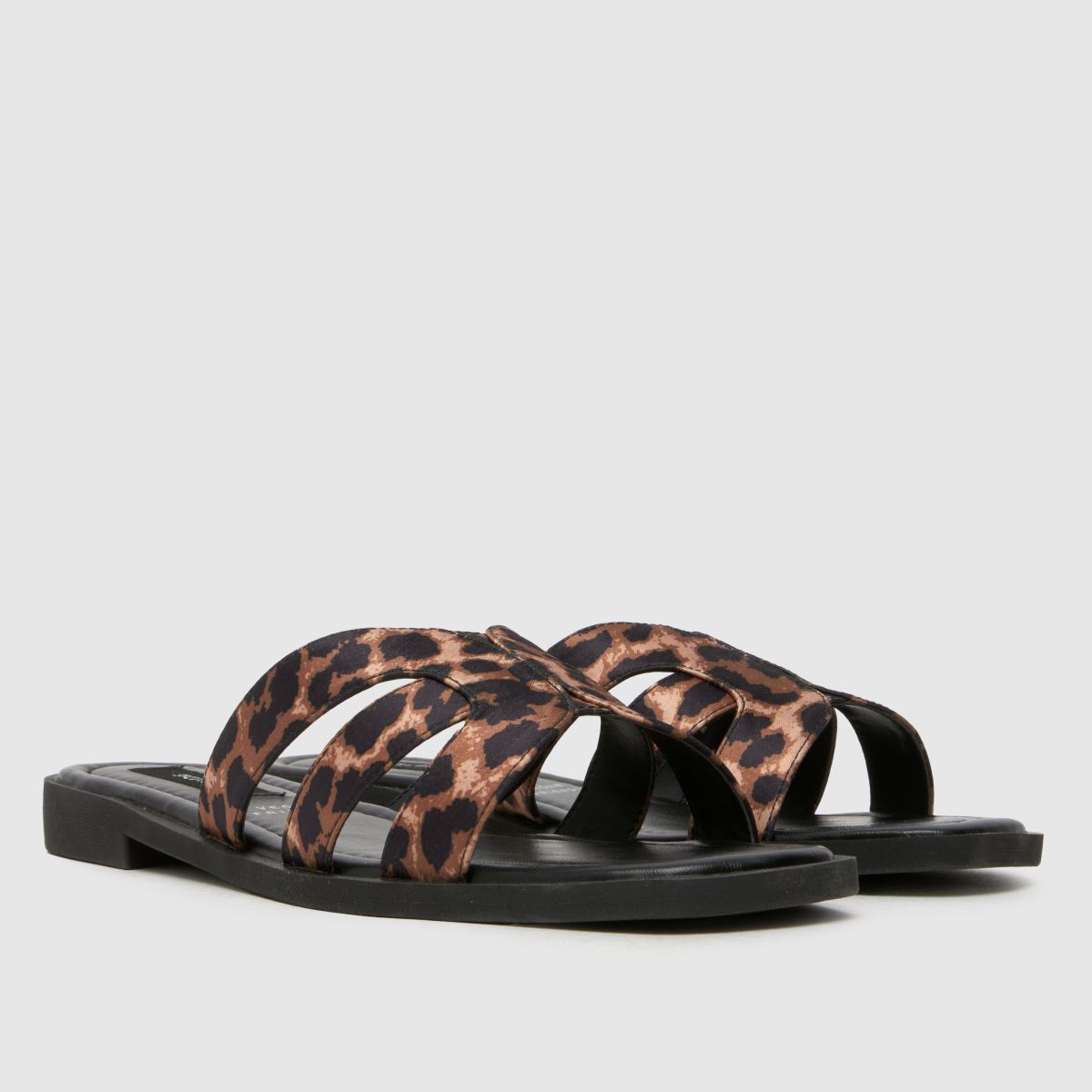 schuh Trisha Mule in Black & Brown schuh Trisha Mule 3