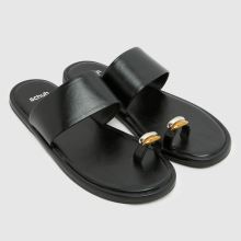 schuh Thyme Metal Toe Loop in Black schuh Thyme Metal Toe Loop,1 of 4
