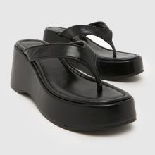 schuh Tonio Chunky Toe Post in Black schuh Tonio Chunky Toe Post,3 of 4