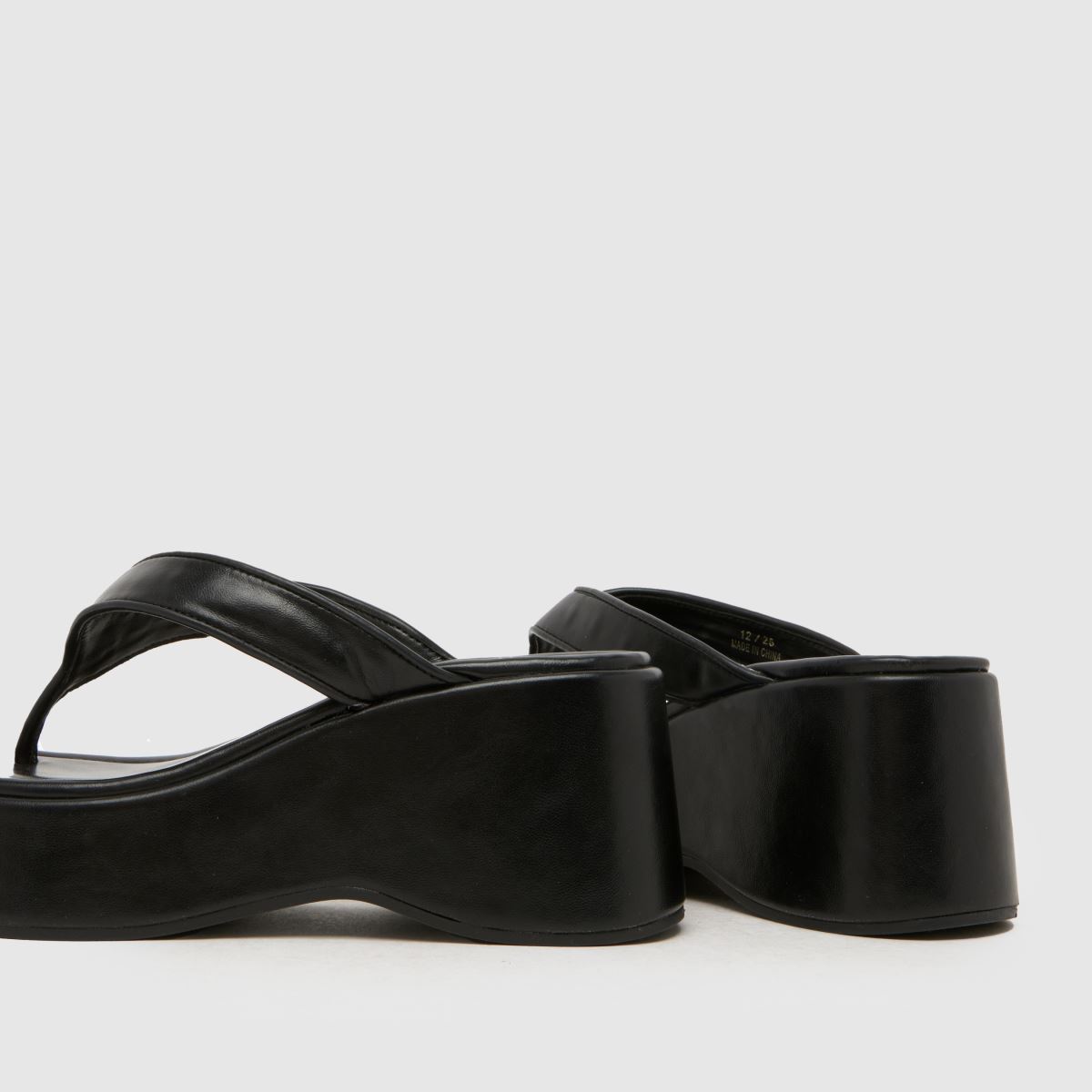 schuh Tonio Chunky Toe Post in Black schuh Tonio Chunky Toe Post 7