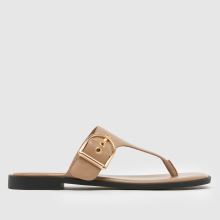 schuh Teena Flat Toe Post,1 of 4