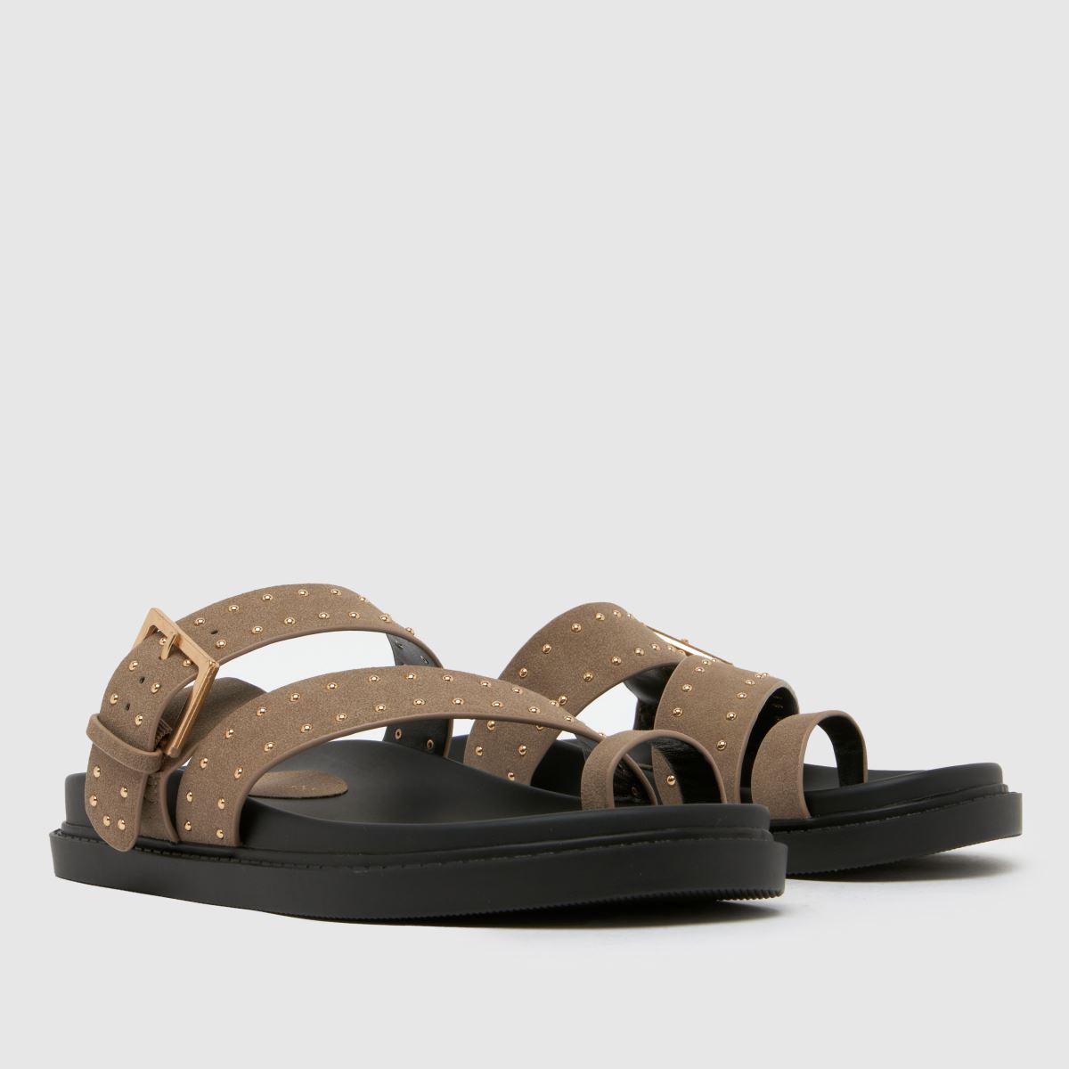 schuh Tarha Studded Footbed in Beige schuh Tarha Studded Footbed 8