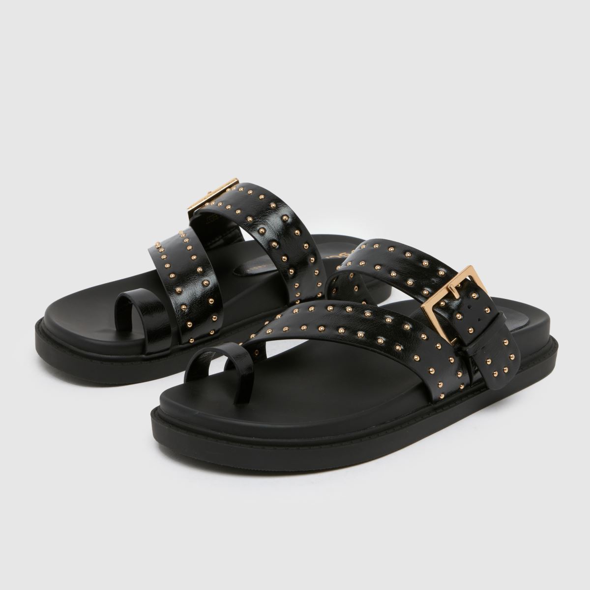 schuh Tarha Studded Footbed in Black schuh Tarha Studded Footbed 4