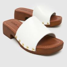 schuh Verity Leather Clog in White schuh Verity Leather Clog,3 of 4