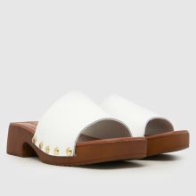 schuh Verity Leather Clog in White schuh Verity Leather Clog,2 of 4