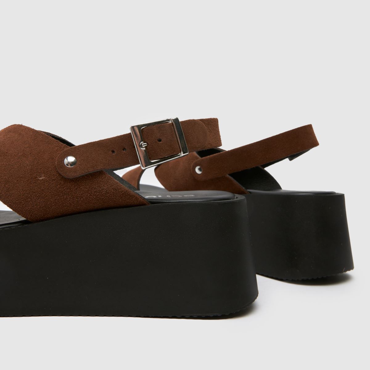 schuh True Platform Sandals in Brown schuh True Platform Sandals in Brown