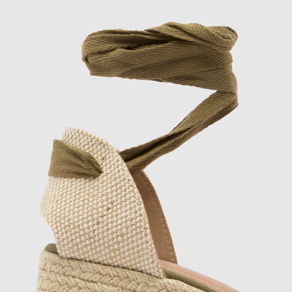 schuh Wide Fit Veronica Espadrille in Khaki schuh Veronica Espadrille 8