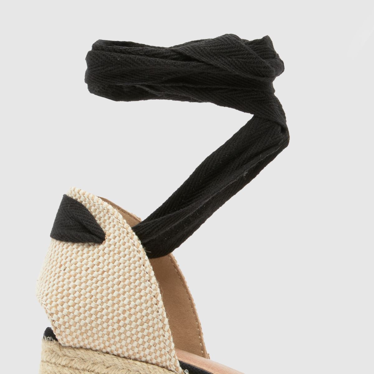 schuh Wide Fit Veronica Espadrille in Black schuh Veronica Espadrille 8