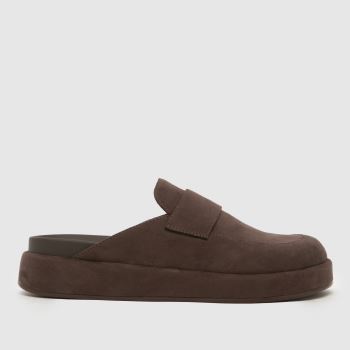 schuh Braun Tiramisu Closed Toe Mule Damen Sandalen