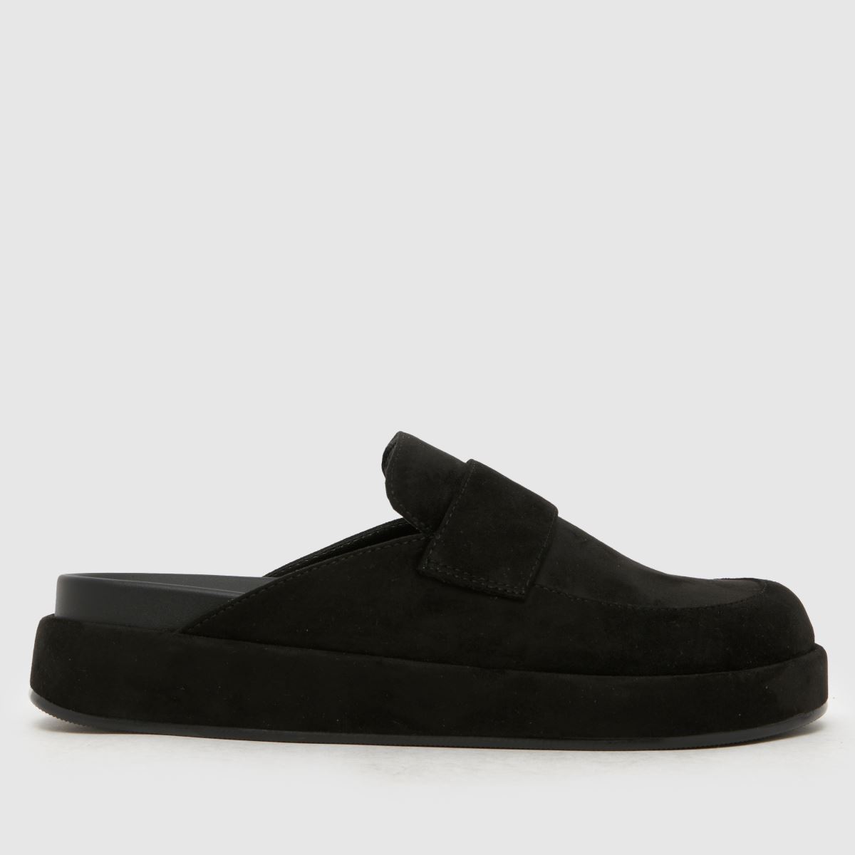 schuh Tiramisu Closed Toe Mule Sandals in Black