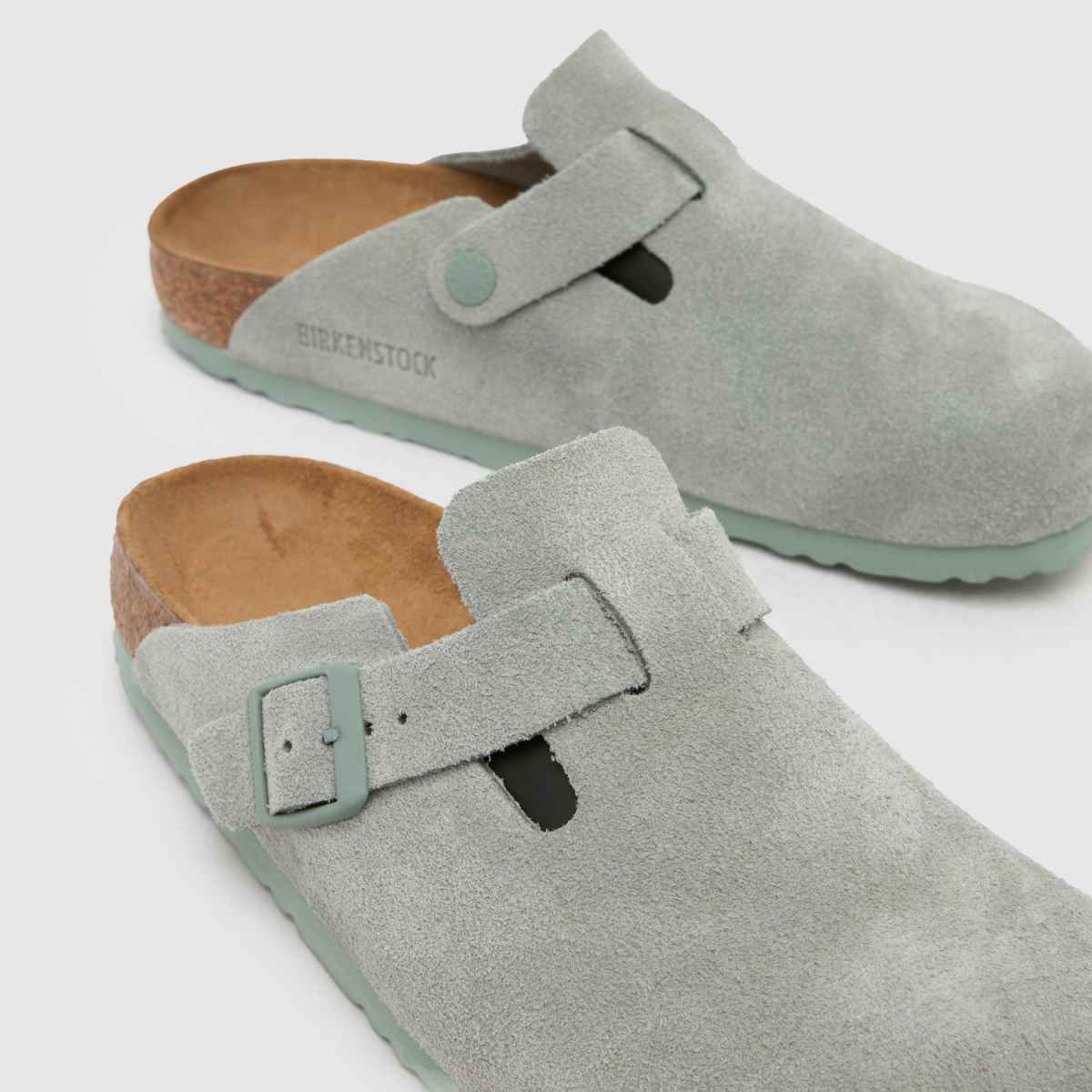 Birkenstock Boston Light Grey Birkenstock Clog Boston Light Gray
