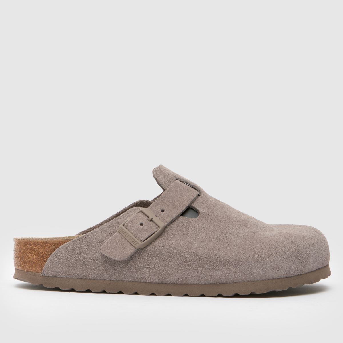 BIRKENSTOCK Boston Clog Sandals in Grey Taupe