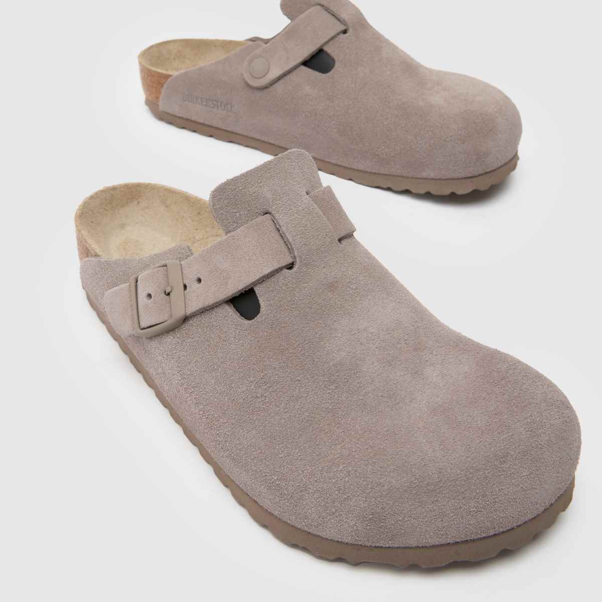 BIRKENSTOCK Boston Clog in Grey Taupe BIRKENSTOCK Boston Clog 4