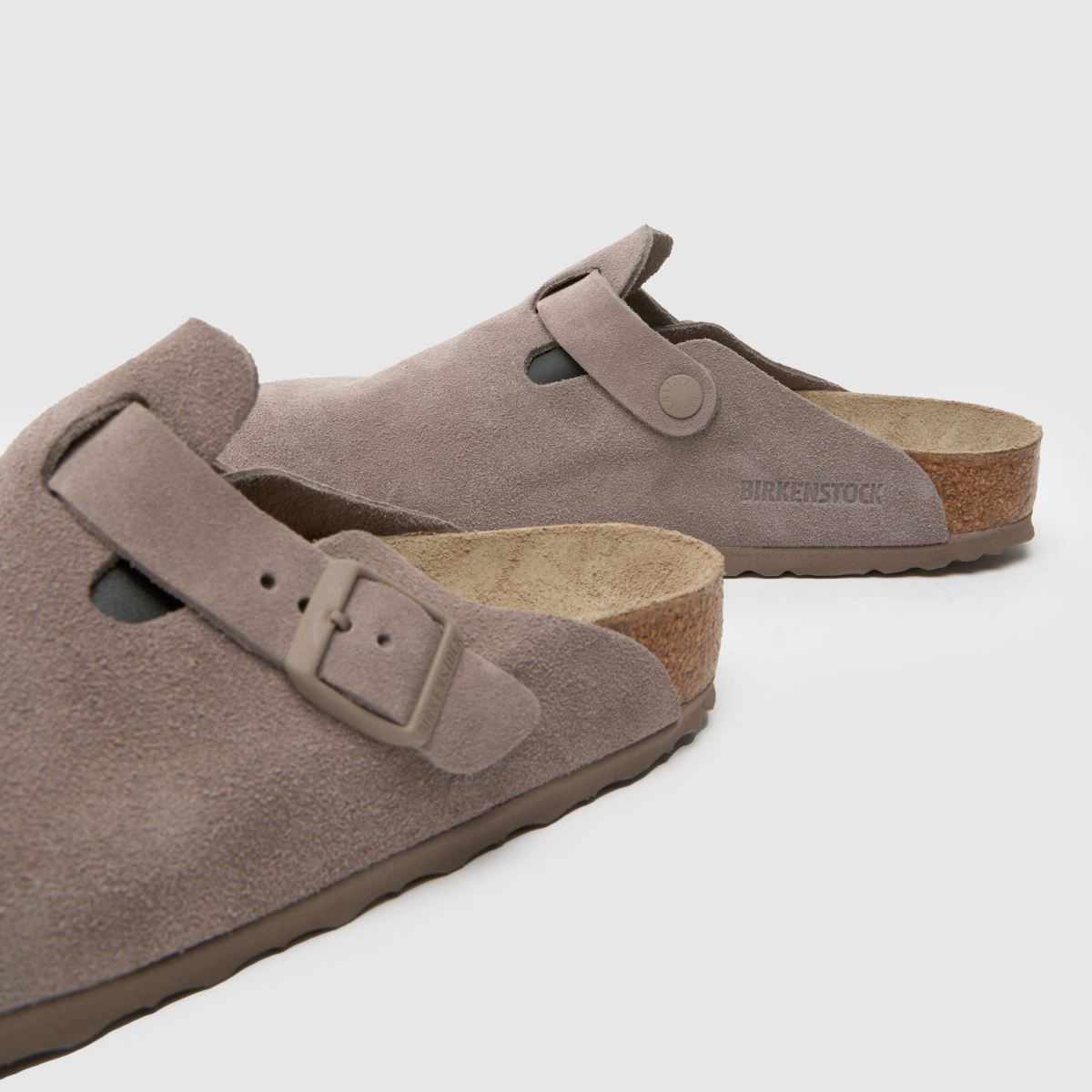BIRKENSTOCK Boston Clog in Grey Taupe