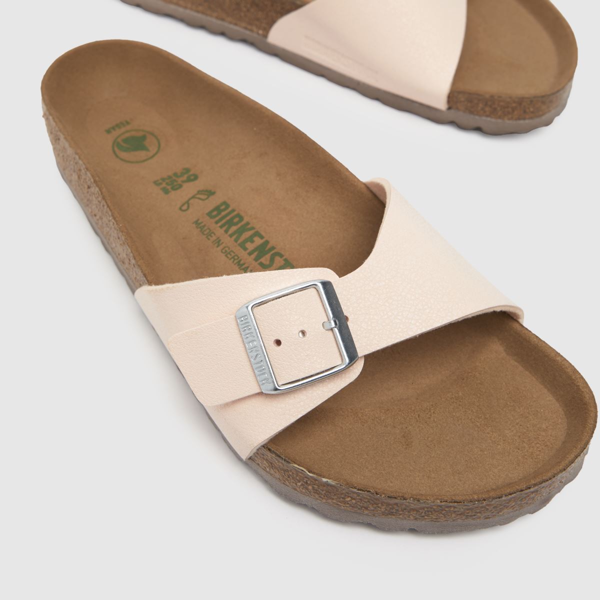 Womens Pale Pink BIRKENSTOCK Madrid Vegan Sandals | schuh