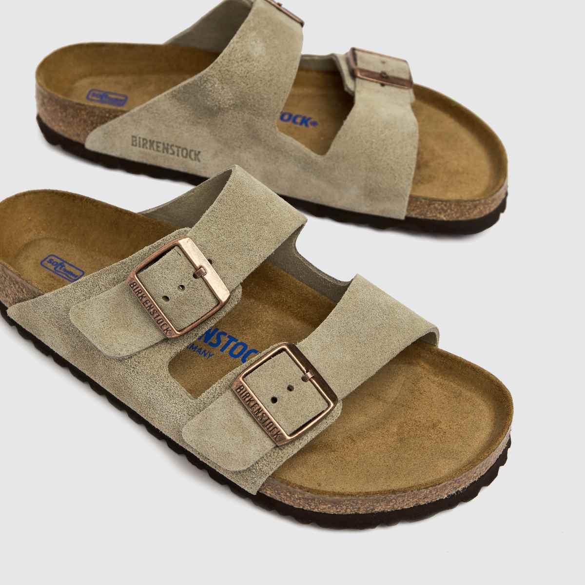 BIRKENSTOCK Arizona Sandals in Beige & Brown