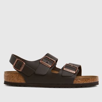 BIRKENSTOCK brown milano sandals BIRKENSTOCK brown milano sandals
