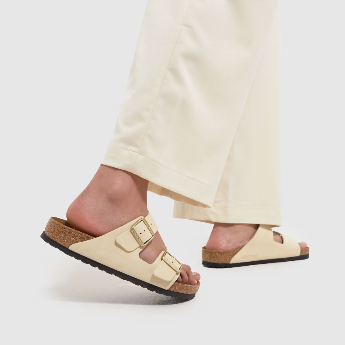 サンダル・ミュール BIRKENSTOCK SS25 ARIZONA - Slipper sandal (1026128 ECRU) BIRKENSTOCK USA Online Shop