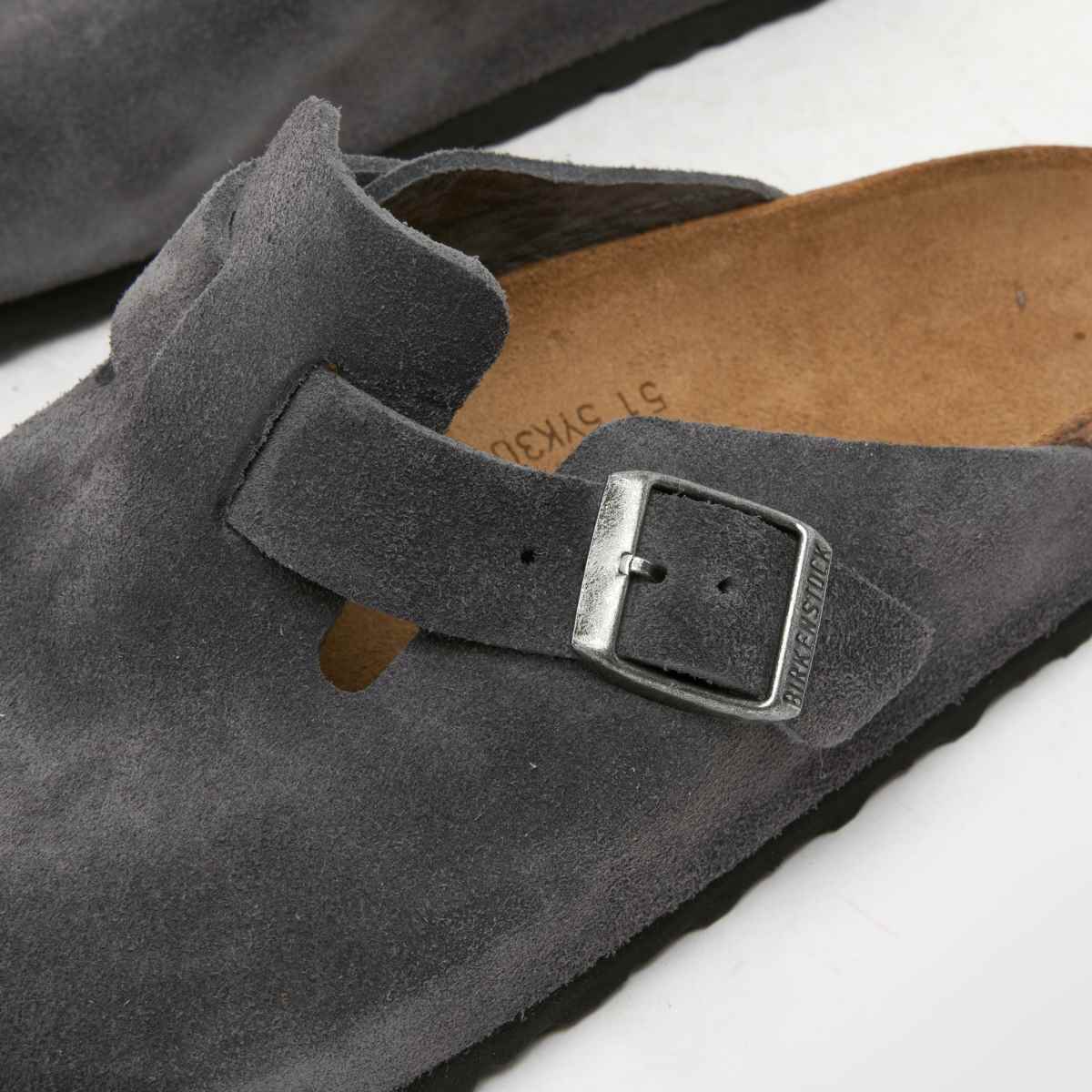 Damen BIRKENSTOCK Grau Boston Sandalen BIRKENSTOCK Boston 4