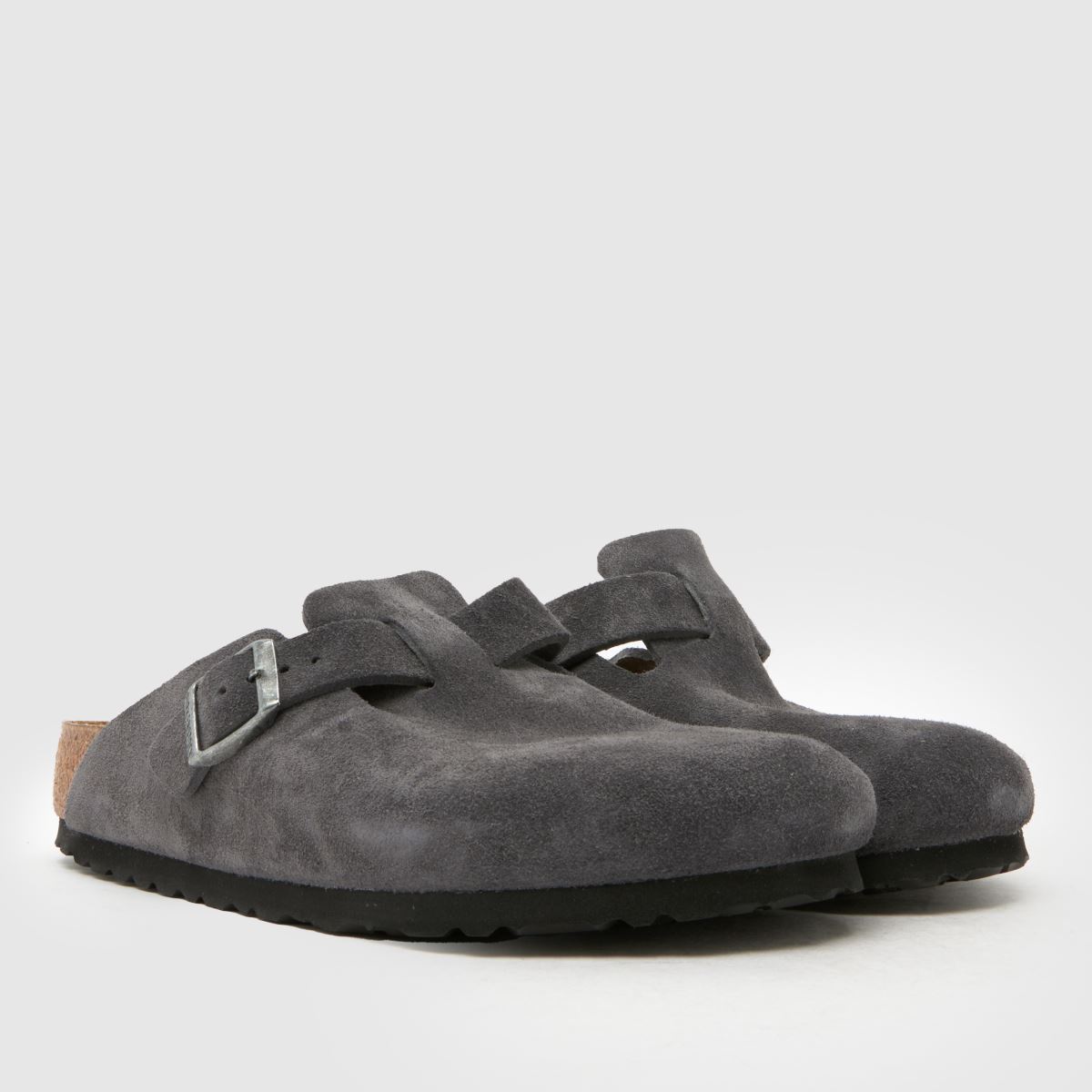 Damen BIRKENSTOCK Grau Boston Sandalen BIRKENSTOCK Boston 8