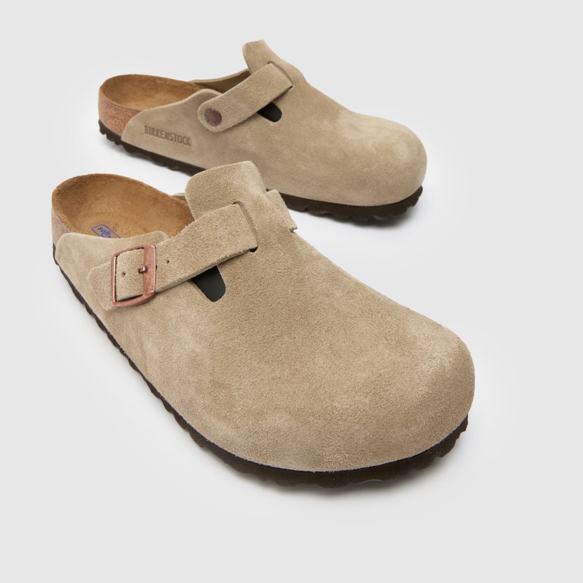 BIRKENSTOCK Boston Soft Footbed Clog in Taupe BIRKENSTOCK Boston Soft Footbed Clog 4