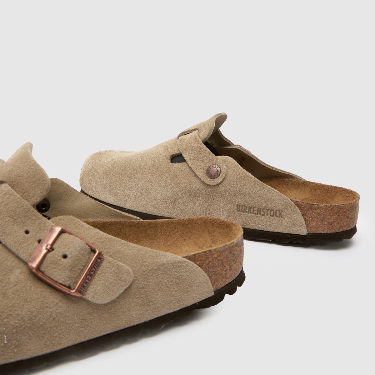 BIRKENSTOCK Boston Soft Footbed Clog in Taupe BIRKENSTOCK Boston Soft Footbed Clog 7