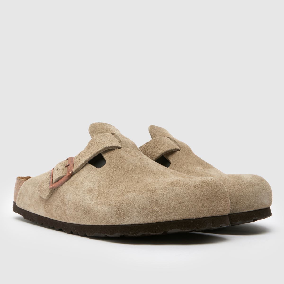BIRKENSTOCK Boston Soft Footbed Clog in Taupe BIRKENSTOCK Boston Soft Footbed Clog 8