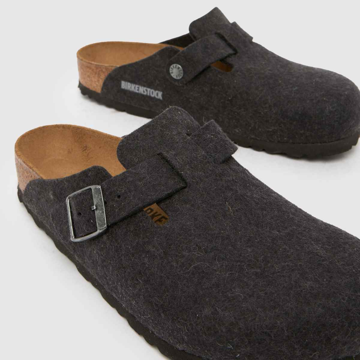 BIRKENSTOCK Boston Wool Felt Clog in Black BIRKENSTOCK Boston Wool Felt Clog 4