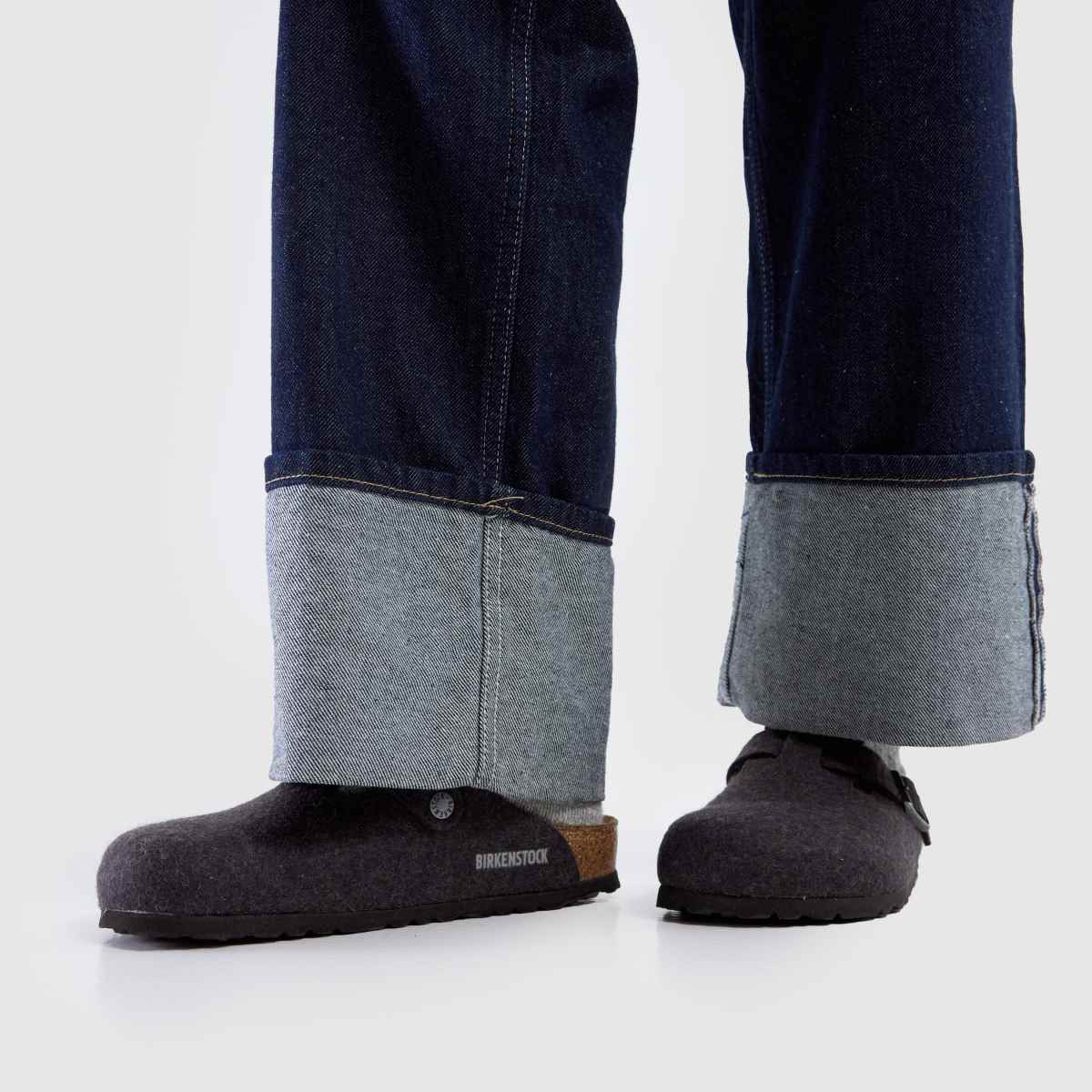 BIRKENSTOCK Boston Wool Felt Clog in Black BIRKENSTOCK Boston Wool Felt Clog 8