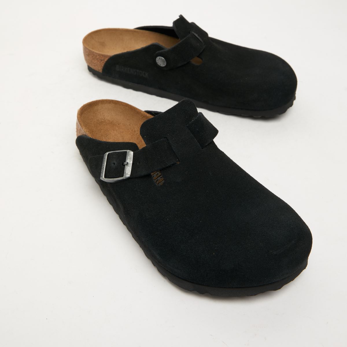 BIRKENSTOCK Boston Clog Sandals in Black