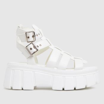 schuh white tami chunky sandals schuh white tami chunky sandals