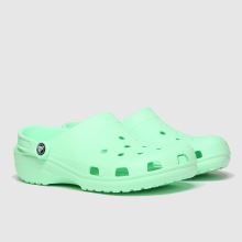 light green crocs