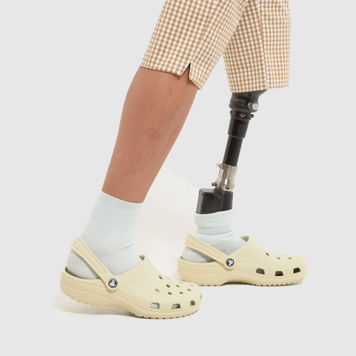 Crocs Classic Clog in Stone Crocs Classic Clog 8