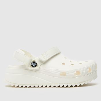 crocs white classic hiker sandals crocs white classic hiker sandals