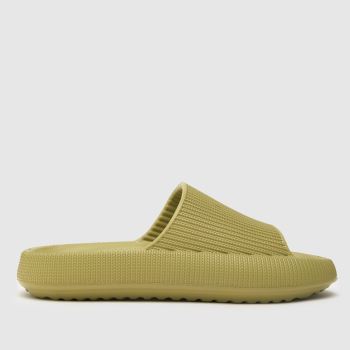 schuh green taye slider sandals schuh green taye slider sandals