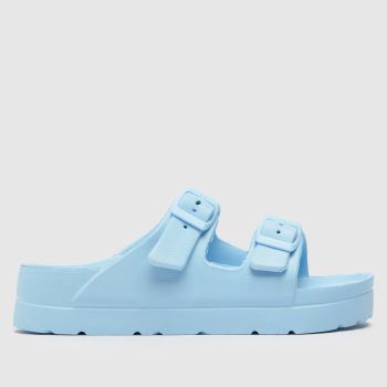 schuh blue tiara flatform eva footbed sandals schuh blue tiara flatform eva footbed sandals